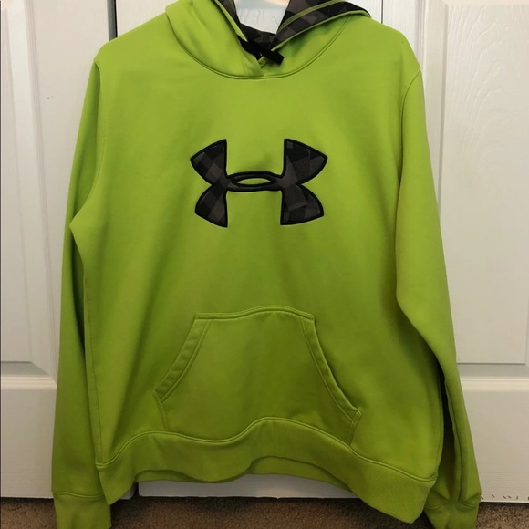 under armour storm hoodie green
